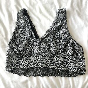 Black bralette from Express, size M